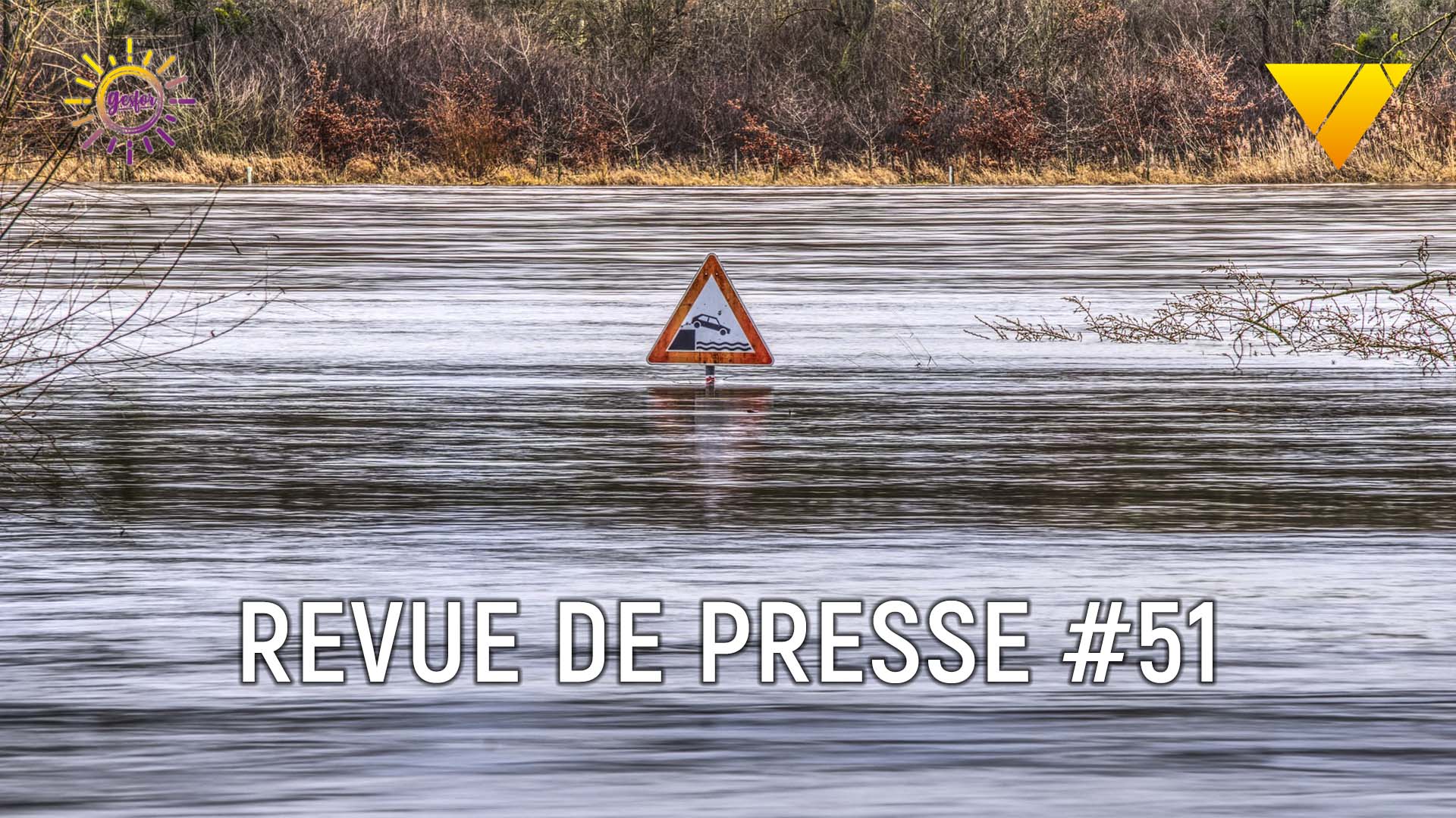 illustration de la revue de presse des accidents du travail 51 de mayday formation sur les inondations